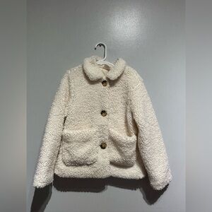 Wonder Nation Cream Kids Puffer Jacket